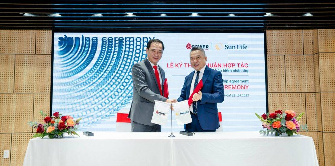 Lễ ký kết hợp tác giữa Upower Group với công ty Bảo hiểm nhân thọ Sun Life Việt Nam